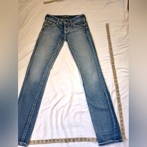 Express Denim Low Rise Skinny Jeans Size 0 Long